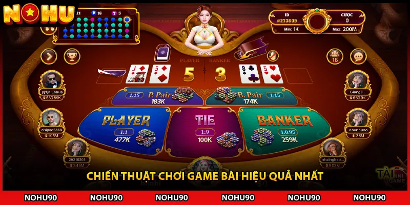 Chiến thuật chơi game bài hiệu quả nhất
